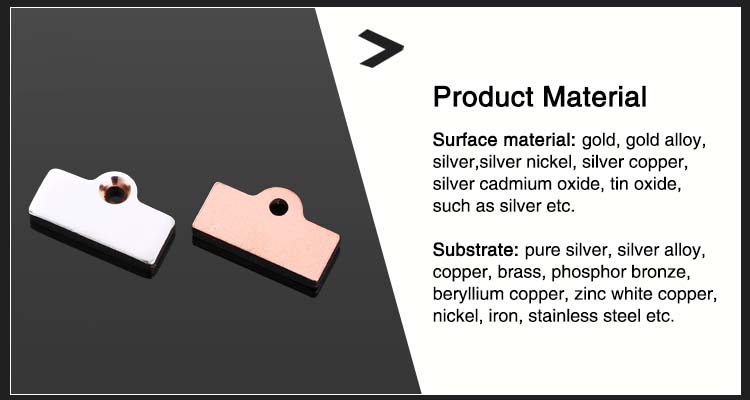 Precious metal Cu Ag bimetal alloy contact pin for circuit breakers