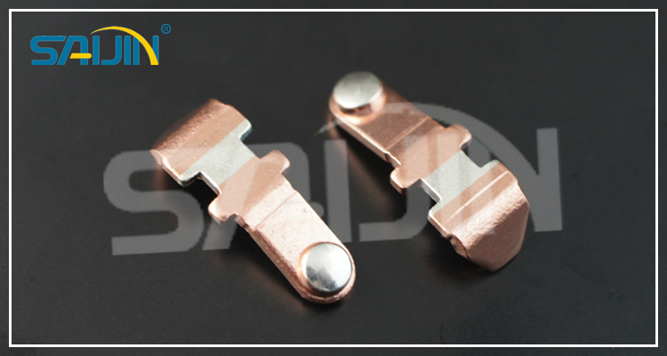 Precious metal Cu Ag bimetal alloy contact pin for circuit breakers