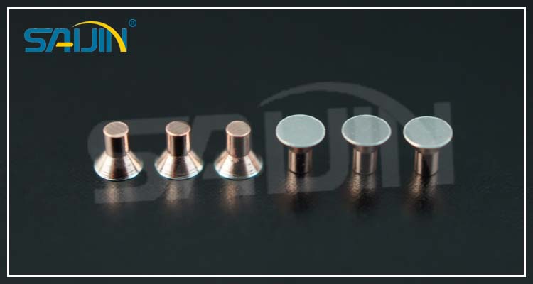 Factory Direct Sale Wholesale customized Electrical Silver Contact rivet for relay switch