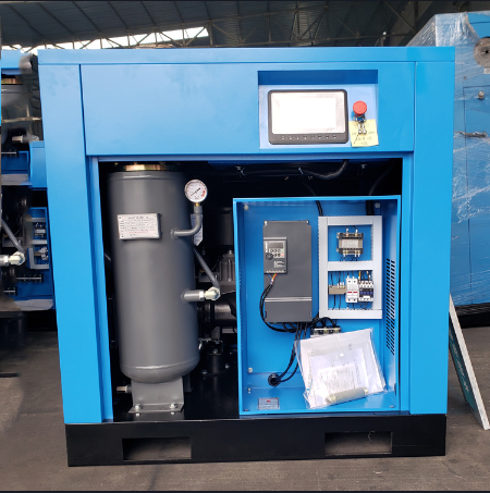 Textile 110kw Permanent Magnet PM VSD Screw Air Compressor for sale