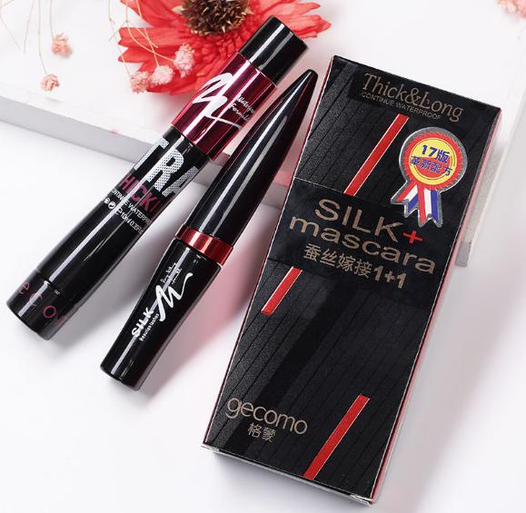 silk mascara grafting mascara fiber mascara set of doubletube mascara waterproof thick mascara longlasting nonsm