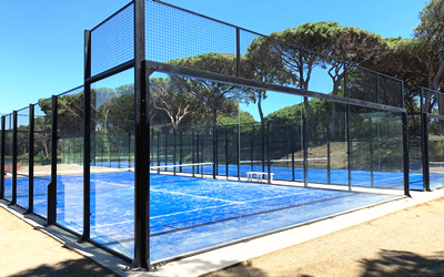 China Youngman Panoramic Paddle Tennis Court Manufacturer