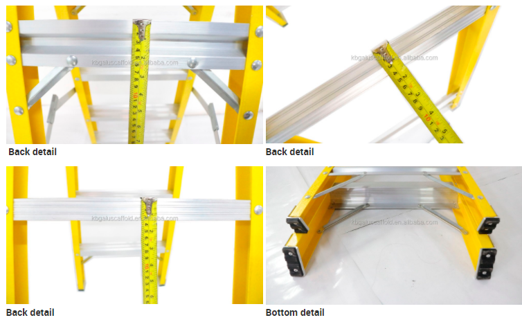 Single Sided GFRP Insulated Step Ladder with Tool Tray