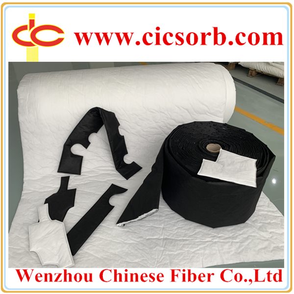 Automobile light weight sound absorption interior parts