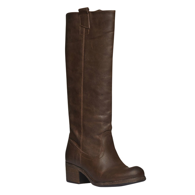 Ladies leather Cossacks and leather shoes
