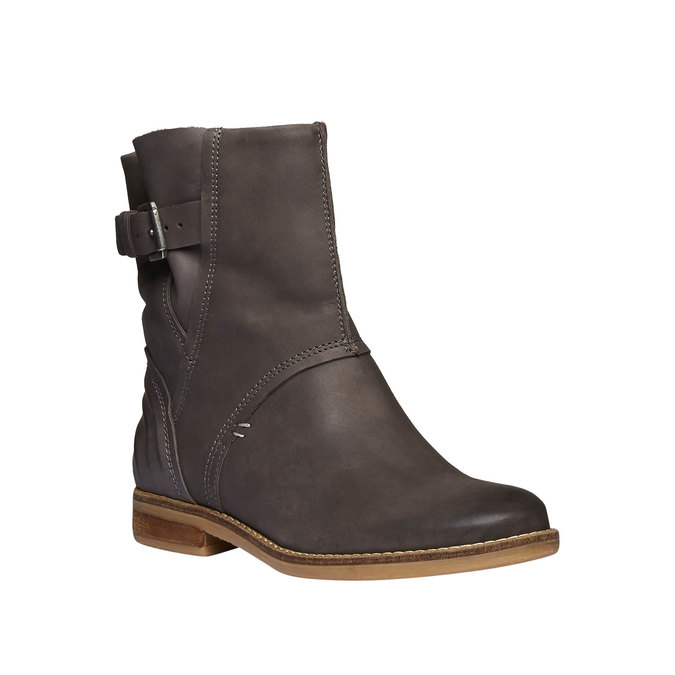 Leather boots and leather shoes