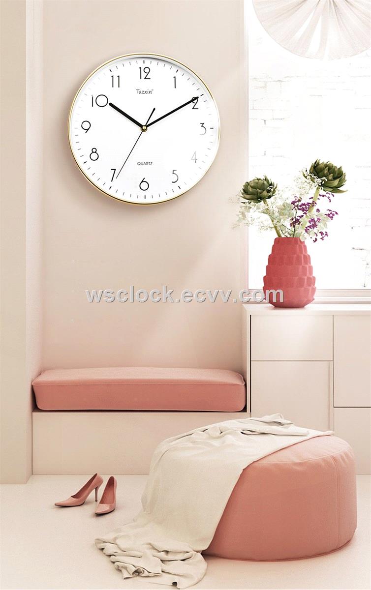 12 inch Modern Classical Simple Home Decoration Round Cheap Wall Clock