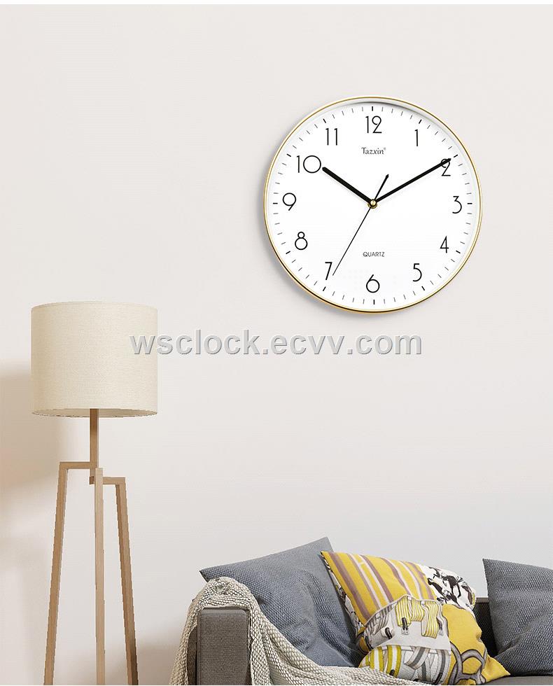 12 inch Modern Classical Simple Home Decoration Round Cheap Wall Clock