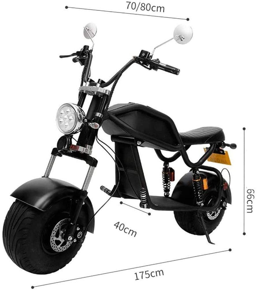 Adult Electric Scooter Motorcycle1000W Offroad Retro Electric Bike