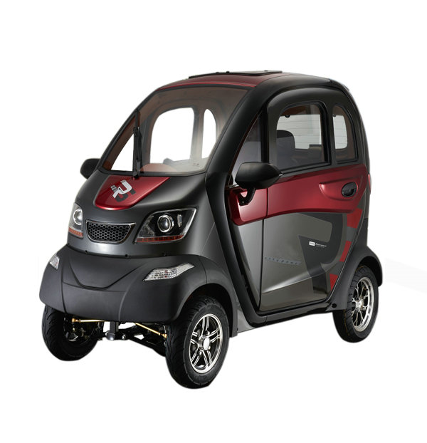 2 Seats 4 weel electric scooter with Cabin electric mobility scooter