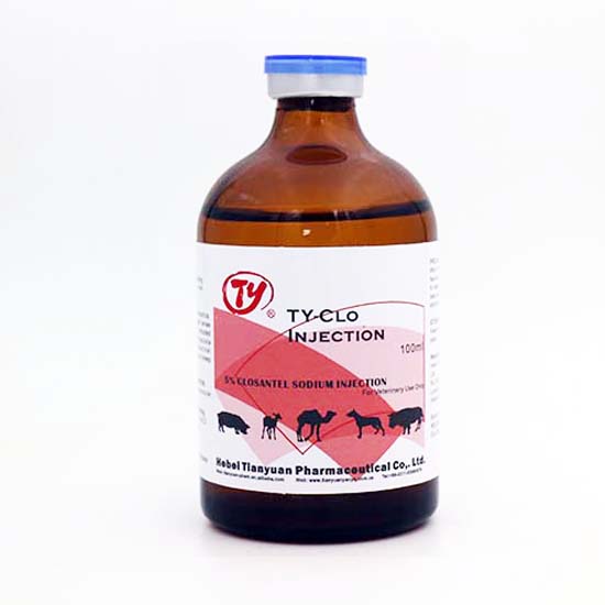 Cattle Sheep Use Parasite Drug 10 Closantel Sodium Injection