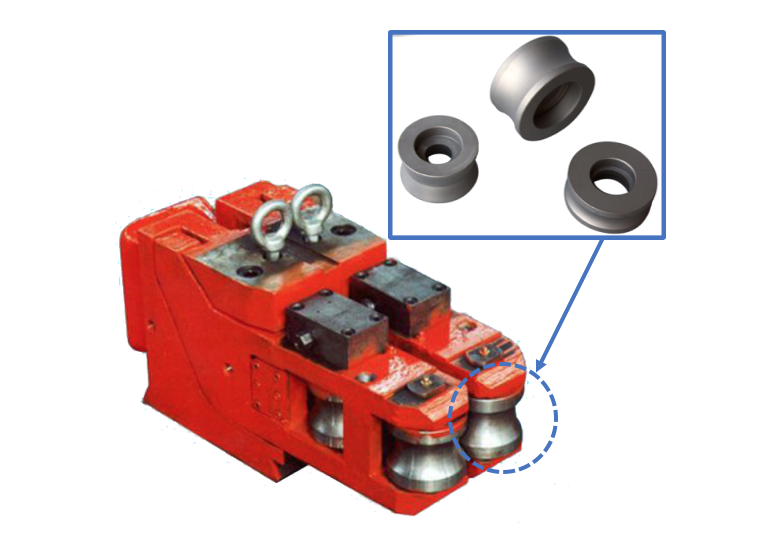 Titanium Carbide Guide Rollers Wire Tic Guide Roller for Steel Rolling Mill
