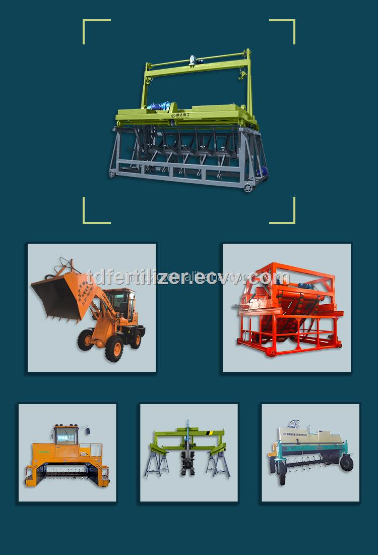 Cow manure straw fermentation groove type compost turner machine fermentation equipment