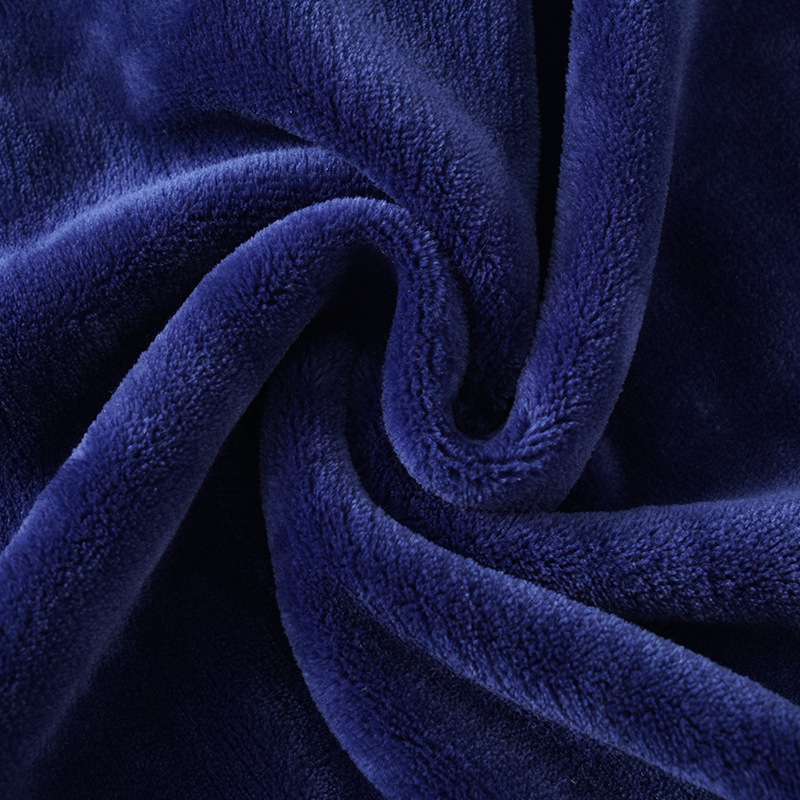 100 polyester super soft plain flannel fleece fabric for bedding sets blanket home textile