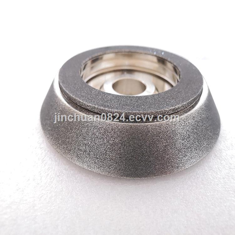 Combined cubic boron nitride grinding wheel to sharpen steel tools