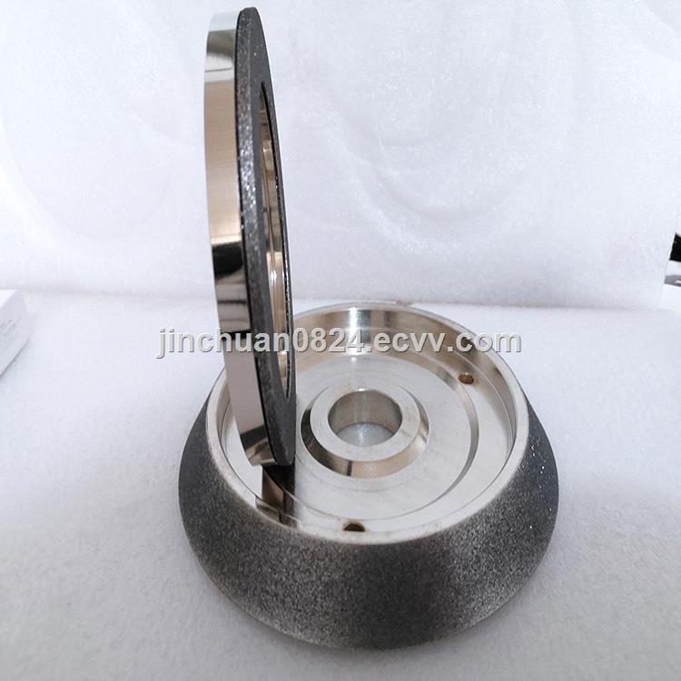 Combined cubic boron nitride grinding wheel to sharpen steel tools