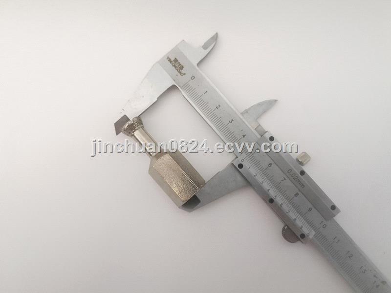 Diamond back bolt drill bit is used for stone drilling and dry hanging