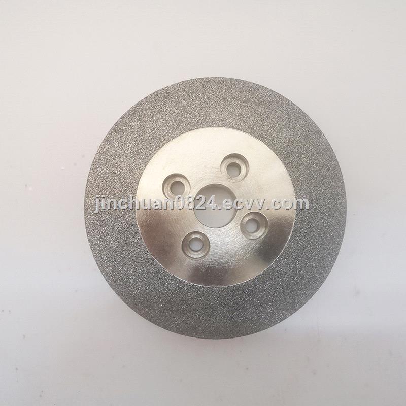 Use of Electroplated CBN Disk for Steel Grinding