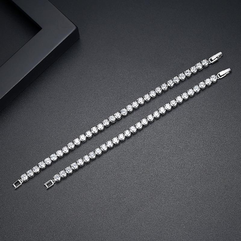 CLASSIC Style new delicate luxury Roman crystal bracelet contracted set with diamond bracelet