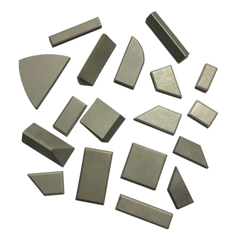 tungsten carbide brazed tips for agricultural wewar parts