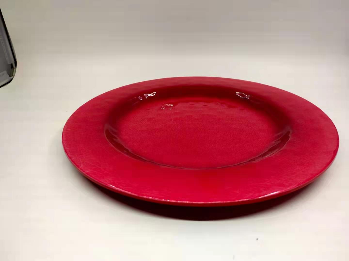 11Round Melamine Plate Dinner Plate Tableware Set