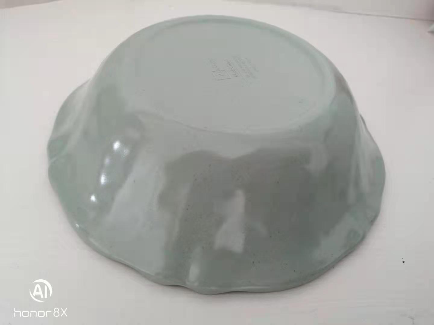 melamine flower shaped bowl wave edge bowl fruit bowls