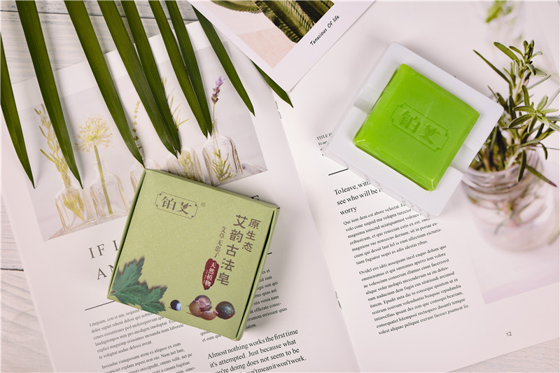 Pure herbal wormwood handmade soap