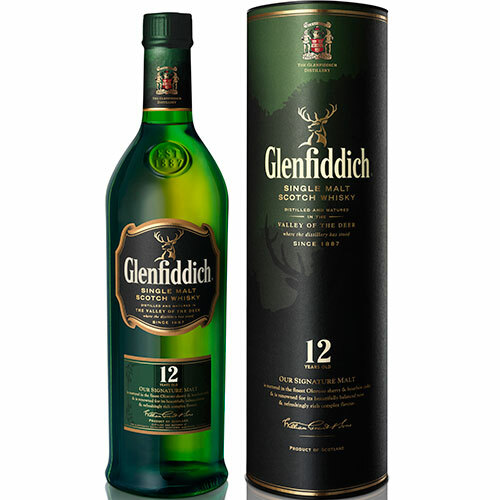 Glenfiddich 12 Year Old Single Malt Scotch Whiskey 750ML
