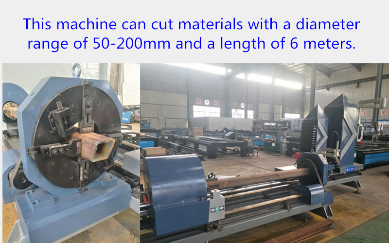 Jinan factory sale 8 axis plasma cutting machine for H beamAngle channel cutting