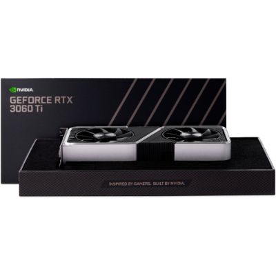 GeForce RTX 3060 Ti 8GB GDDR6 PCI Express 40 Graphics Card Steel and Black