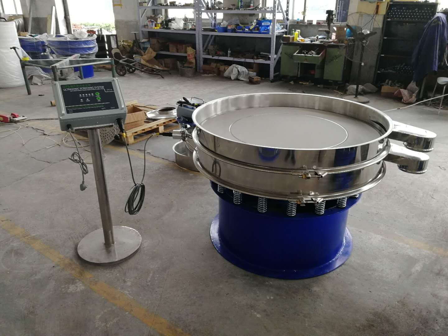 Ultrasonic Vibrating Sieve Carbon Powder Separating Grading Machine