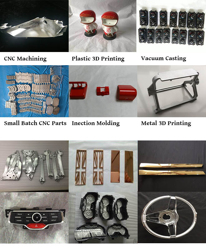 Custom CNC metal partsprototypes with 5axis machining