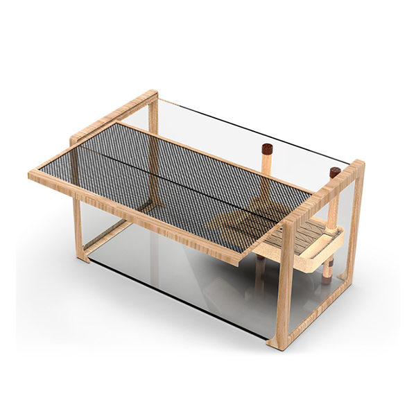 Aluminum alloy glass material generous fish tank Simple design Transparent S