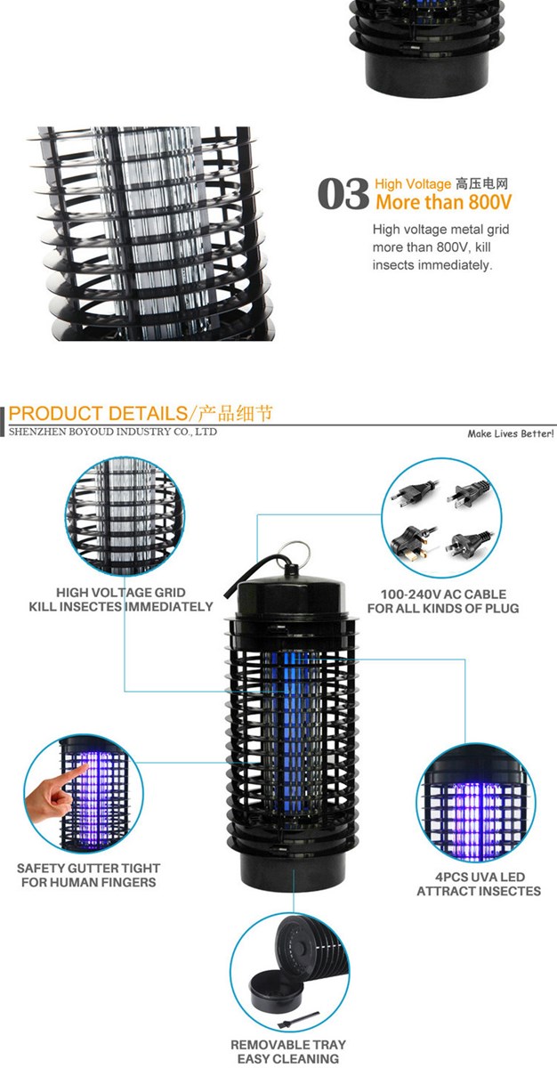 Hot Sale Indoor Insect Mosquitoes Killer Insect Zapper High Power Flies Killer