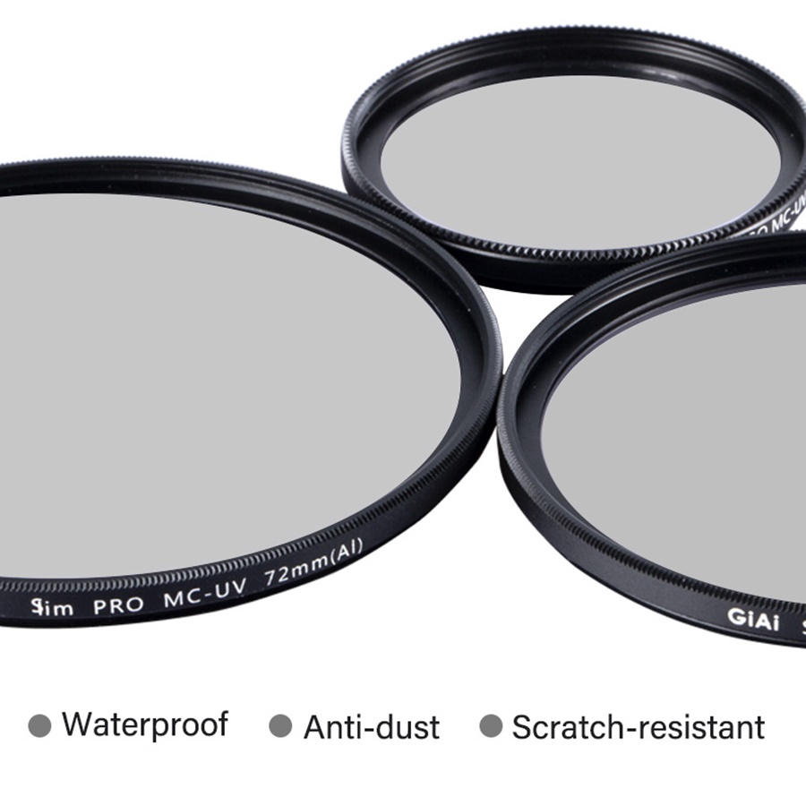 GiAi slim 72mm Camera UV Lens Filter HD Lens Protector for DSLR camera