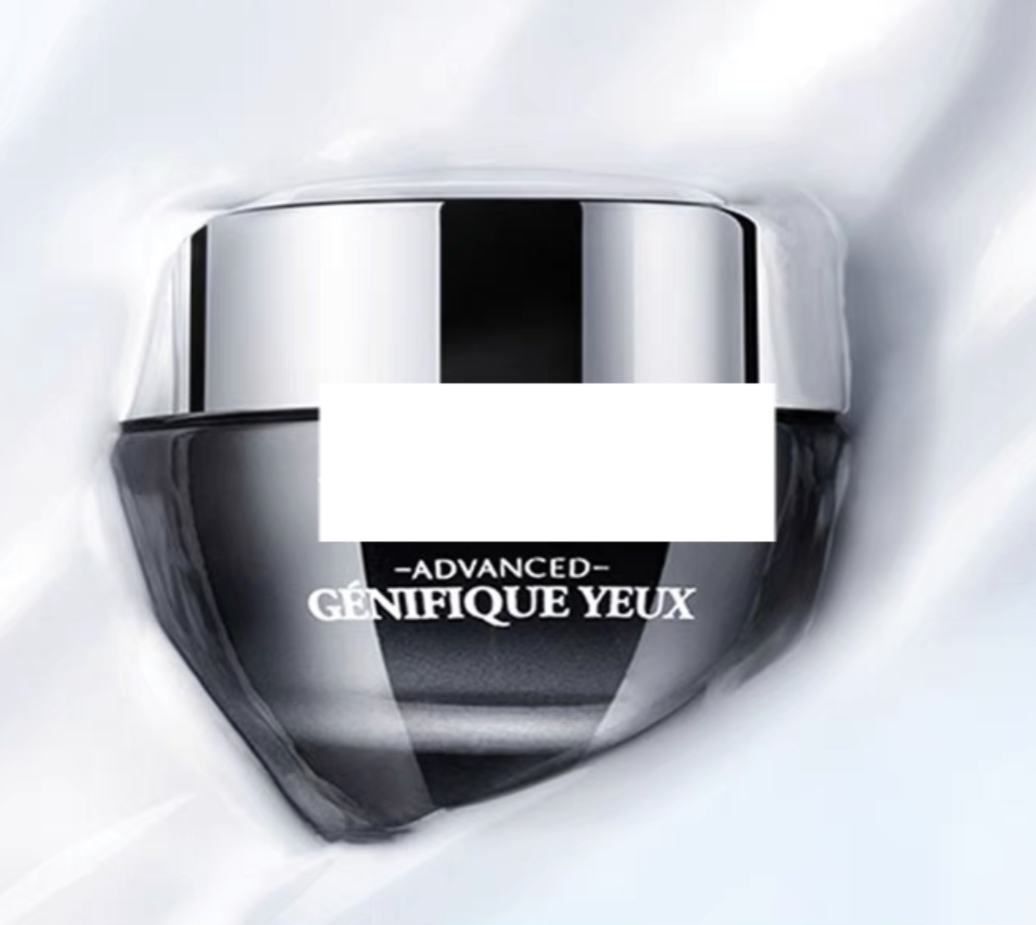 YEE Glowing eye cream in small black bottles to lighten dark circles