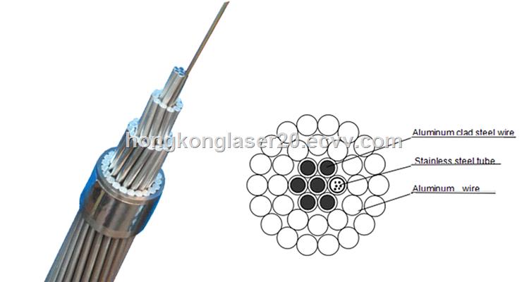 OPGW Power Line Multi Power Cable Aluminum Sheath Duct Aerial Direct Burial