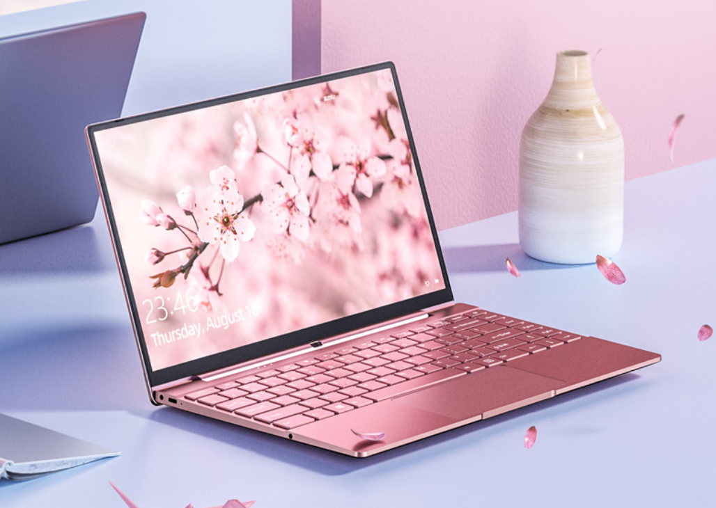 Dere V14S 141inch Ultra Thin Laptop Notebook 8GB 256GB Intel Apollo N3450 Backlit Keyboard 1920x1080 Windows 10 Gaming