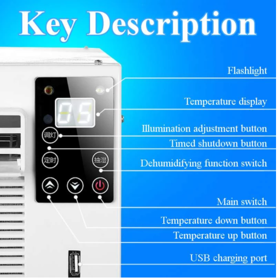 HeatingCooling Air Conditioners Portable Window Air Conditioning Fan Remote Control 220V Dual Mode Home Dehumidifier