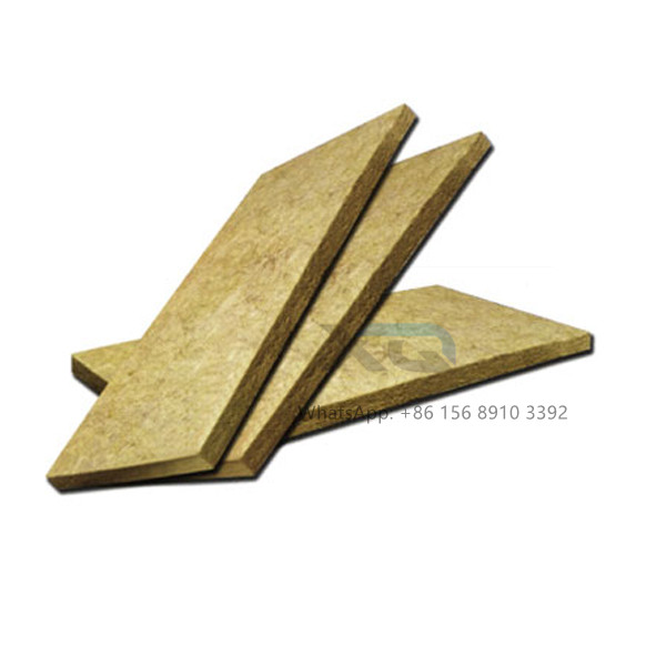 Rock Wool 50mm Thickness Soundproof Thermal Insulation Rock Wool Panel Board for Building Fireproof