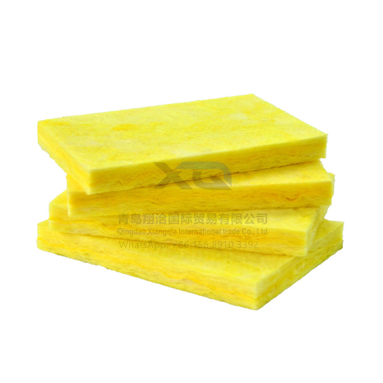 25mm Thickness Glass Wool Yellow Fiberglass Insulation Board