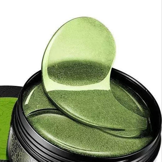 BEILA Gold Collagen Eye Mask Seaweed Green Algae Patches for Dark Circle Hydrating Eye Pad AntiWrinkles Nourishing