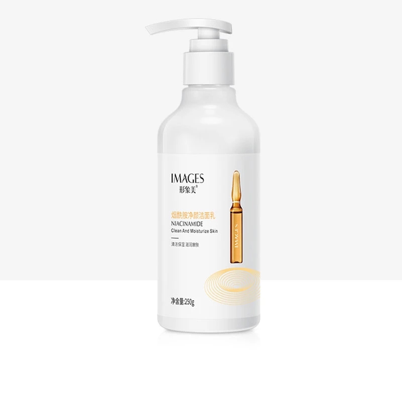 BEILA Nicotinamide Hyaluronic Acid Clear Moisturizing Cleanser For Dry Skin Combination Skin Moisture Oil Contr