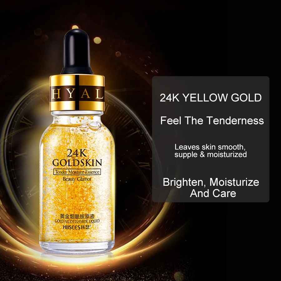 BEILA LAIKOU 24k Gold Face Serum Hyaluronic Acid Moisturizer Essence Cream Whitening Day Creams Anti Aging Anti Wrinkle