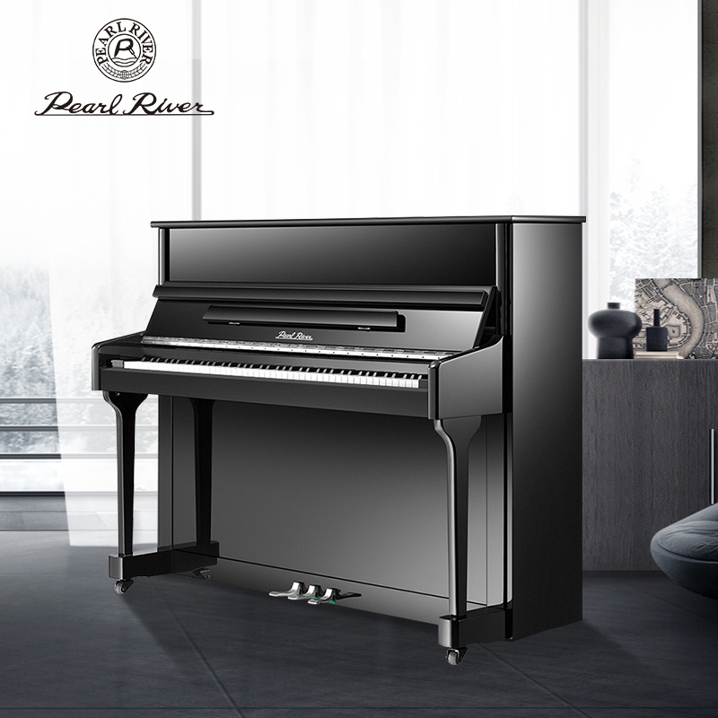 Pearl river piano 118F1 upright piano brand new genuine home professional real steel beginner grading teaching