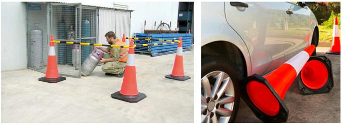 Saudi Standard 75cm Road Work Safety Cone Reflective Safety Warning Barricade Cone