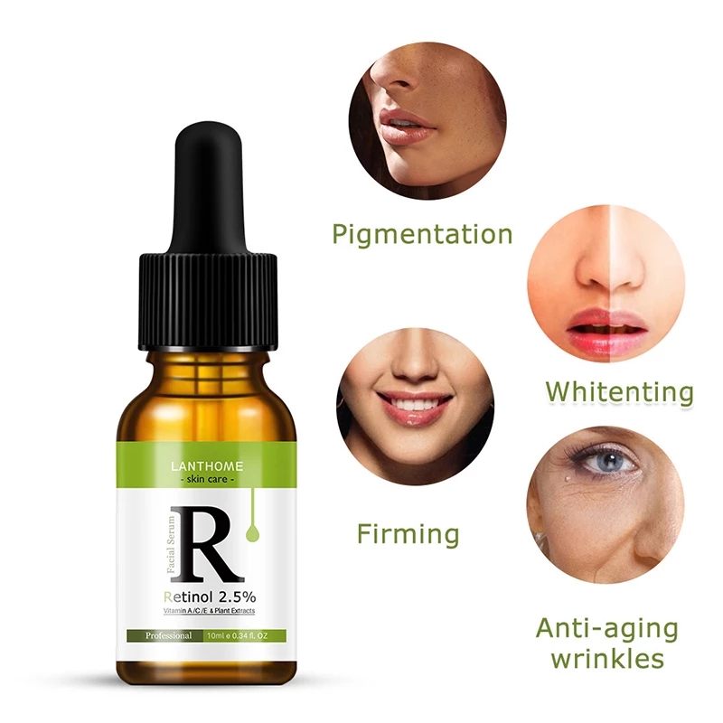 BEILA Retinol Facial Serum Anti Wrinkle Remove Dark Spots Face Essence AntiAging Whitening Facial Skin Care Serum