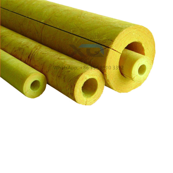 Thermal Insulation Fiber Glass Wool Pipe Insulation for Industry Piping Cold and Heat System