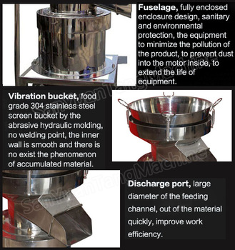 Soy Milk Vibrating Sieve Milk Screening Machine