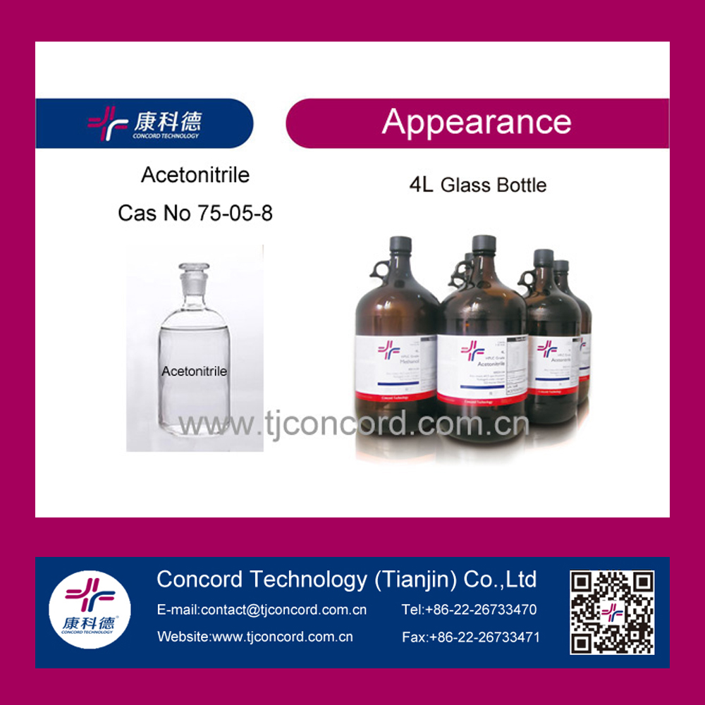 4L HPLC Grade Acetonitrile Chinese high purity laboratory reagents manufacturer